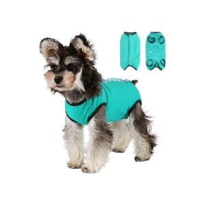 Purpose Dog Recovery Suit for Wound Protection After Surgery Blue X-Small