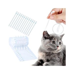 Purpose Pet Cleaning Swabs Cotton Head with Liquid Solution for Ear and Skin Care