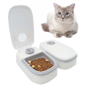 Purpose Pet Feeder with Dry and Wet Food Options and Tamper-Resistant Design