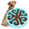 Puzzle Patterned Slow Feeder Dog Bowls for Large Medium Small Dogs with Anti-Spill Design