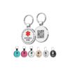 QR-Enabled Pet ID Tag with Instant Location Alert Email for Priority Assistance