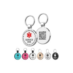 QR-Enabled Pet ID Tag with Instant Location Alert Email for Priority Assistance