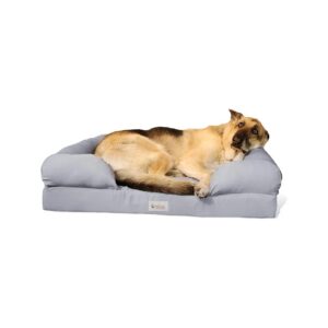 Qpets Large Dog Lounge with Tear Resistant Cover and Skin Safe