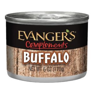 Quality 100% Buffalo Dog Food with Vegetarian Options for Medium Dogs with Allergies