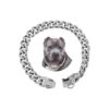 Quality 15MM Silver Stainless Steel Dog Collar with Cuban Link Chain Trainer