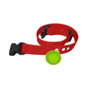 Quality Assured Nylon Pet Collar Replacement Strap with eOutletDeals Pet Travel Bowl