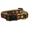 Quality Bella Floral Pattern Dog Collar for Large Breed Dogs 15-21 inches