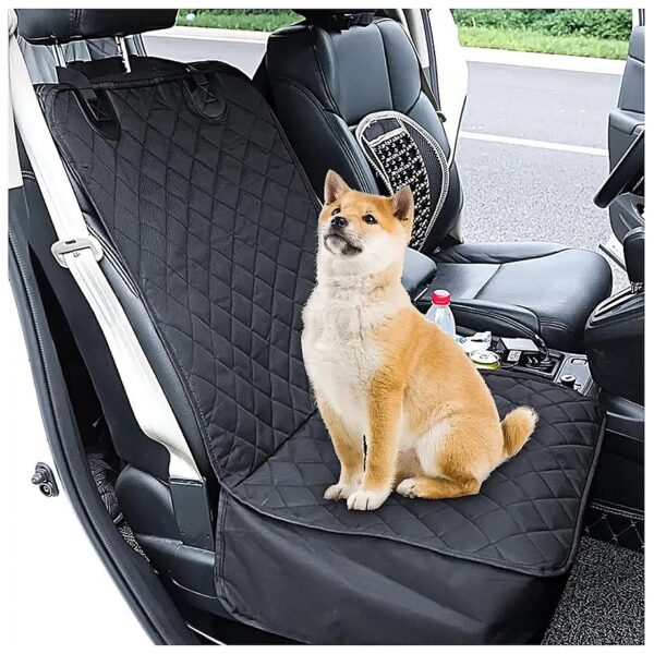 Quality Black Dog Seat Cover for Most Cars and SUVs with Safety and Comfort Features