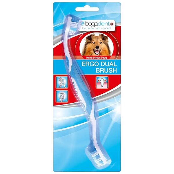 Quality Brush for Adult Dog Oral Hygiene, Developed with Veterinarians and Dentists