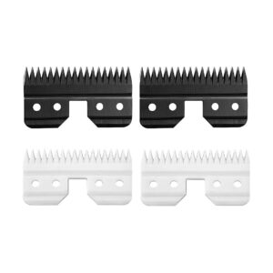 Quality Ceramic Clipper Blades for Pet Grooming, Compatible with Various Trimmer Series