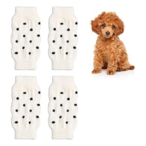 Quality Cotton Dog Leg Warmers, XL Size Winter Socks for Pet Elbow Protection