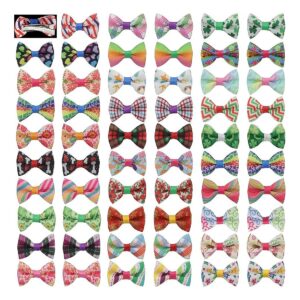 Quality Dog Bows with Clips for Short Haired Dogs, Cats, and Small Animals