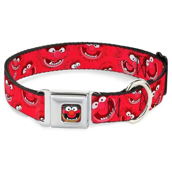 Quality Dog Collar with Seatbelt Buckle and 5" Wide Adjustable Strap