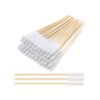 Quality Dog Ear Cleaning Swabs with 100% Organic Cotton and Bamboo Tips - 100pcs