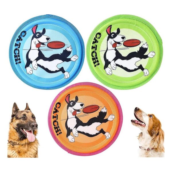 Quality Dog Flying Disc for Large and Small Breeds, Durable Construction