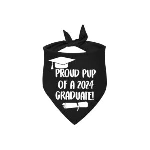 Quality Dog Graduation Bandana with 2024 Graduate Printing for Pet Owners and Dog Lovers