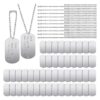 Quality Dog Tag Set with Stainless Steel Chains for Stainless Steel Dog Tags