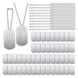 Quality Dog Tag Set with Stainless Steel Chains for Stainless Steel Dog Tags