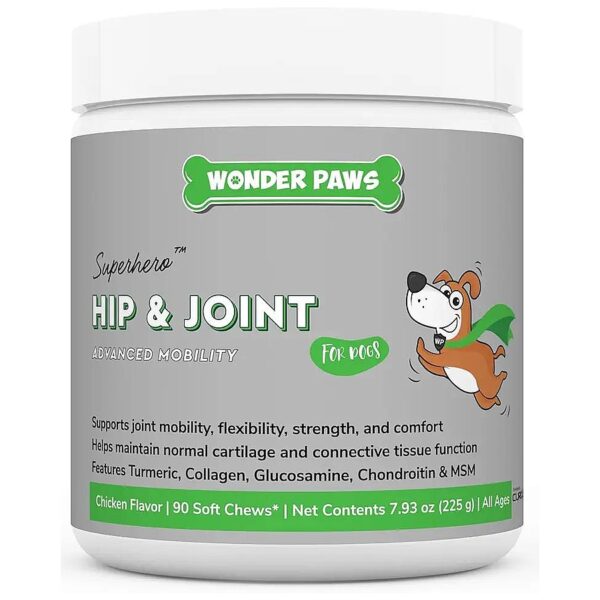 Quality Glucosamine Chondroitin MSM Hip and Joint Chews for Dogs with Joint Pain Relief