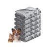 Quality Gray Fleece Dog Blankets for Small Pets, 6 Pack for Home