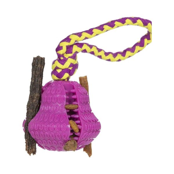 Quality Interactive Dog Toy for Treat Dispensing and Teeth Cleaning