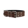 Quality Leather Dog Collar Brown 5 Wide Fits 5-5 Neck