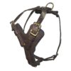 Quality Leather Dog Gear for Protection and Tracking Work Brown 26-32 inches