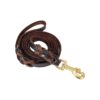 Quality Leather Dog Training Leash for Large and Medium Breed Dogs 6 Foot Long