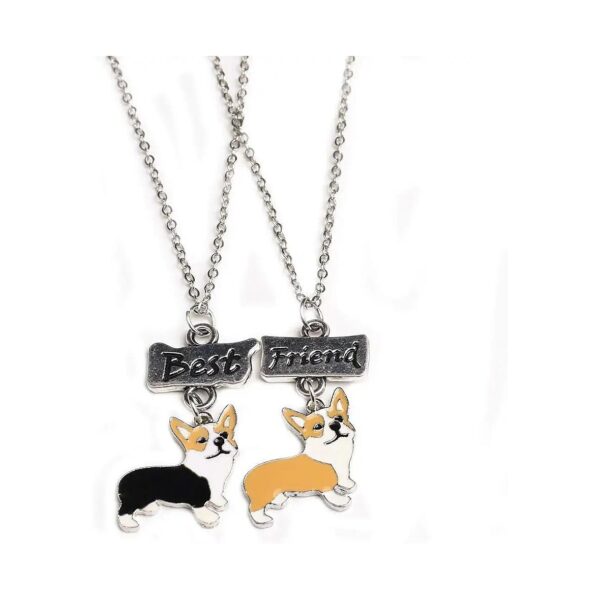 Quality Metal Necklace with Interchangeable Dog Pendant Charms