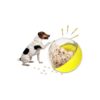 Quality Natural Rubber Dog Treat Ball for Large and Small Dogs