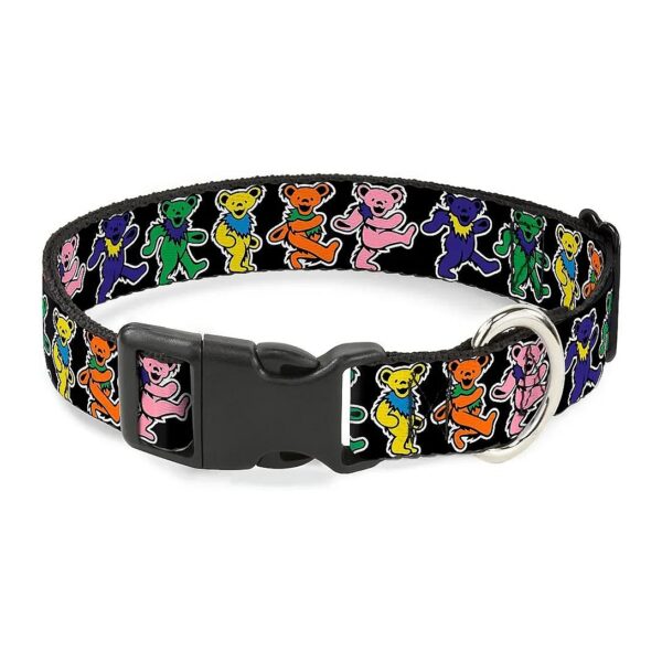 Quality Polyester Breakaway Cat Collar Dancing Bears 8-12 inches 5 inch Wide