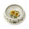 Quality Porcelain Pet Bowl with Sunflower Floral Motifs and Non-Slip Base