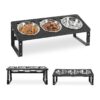 Quality Raised Cat Bowls with 304 Food-Grade Stainless Steel and Easy Installation