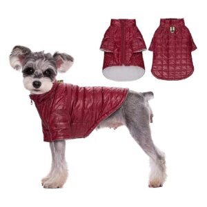 Quality Small Dogs Water-Resistant Dog Coat with Warm Padded Vest