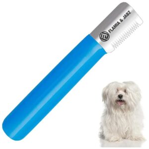 Quality Stripping Knife for Dog Grooming with Plastic Grip and Stainless Steel Blade