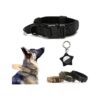 Quality Tactical Dog Collar with Control Handle and Metal Buckle for Medium Large Dogs