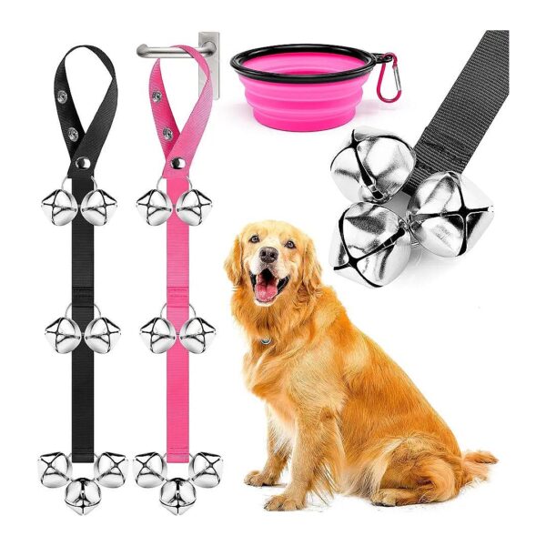 Quality Training Potty Dog Doorbells for Small Medium and Large Dogs with 7 Bells