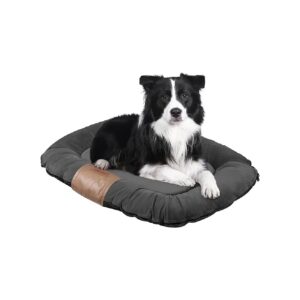 Quality Velvet Dog Bed with Removable Waterproof Cover and Non-Slip Bottom, 33x24 Inch