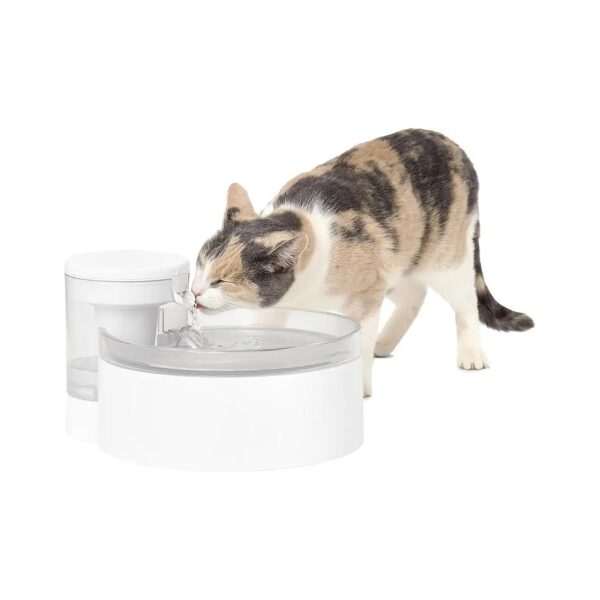 Quality Water Fountain for Cats and Small Breed Dogs, 90oz, Compact and Silent Operation