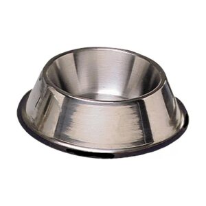 Quart Stainless Steel Pet Bowl with 14/4 Grade Heavy-Duty Construction