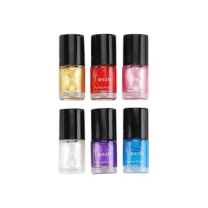 Quick Dry Dog Nail Polish Set for All Pets - 6 Water-Based Colors