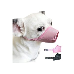 Quick Fit Dog Muzzle XS for Small Long Snout Dogs with Durable and Breathable Materials