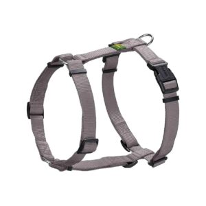 Quick Release Buckle Dog Harness in Grey Color for Neck Size 50-78cm Stomach 64-100cm