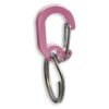 Quick and Convenient Pink ID Tag Clip for Pet Owners on-the-go