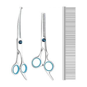 Quiet Pet Grooming Scissors for Dogs and Cats