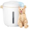 Quiet and Compact Dog Food Storage Container with 10L Capacity and Vacuum Seal Technology