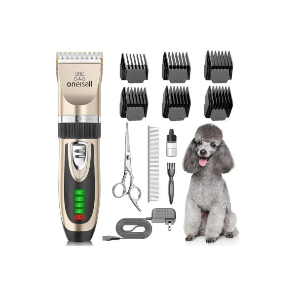 Quiet and Reliable Dog Hair Clipper for Small and Large Dogs with Quick Charger