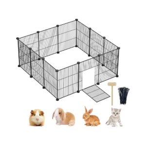 Rabbit Fence, Guinea Pigs Cages, Kitten Enclosure, Indoor Outdoor Yard Fence