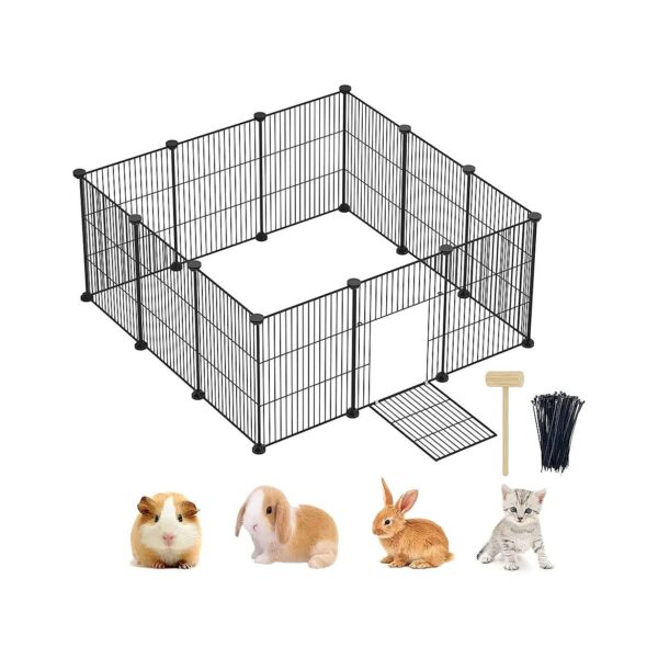 Rabbit Fence, Guinea Pigs Cages, Kitten Enclosure, Indoor Outdoor Yard Fence