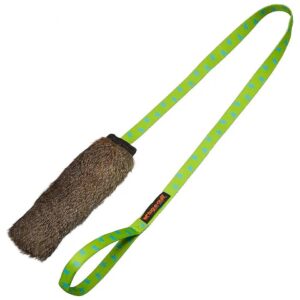 Rabbit Skin Squeaky Chaser for Dog Playtime